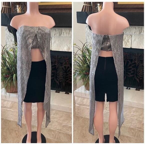 #T183 Lavish Alice Great Lengths Sequin Top NWT SZ 2 - Picture 4 of 5